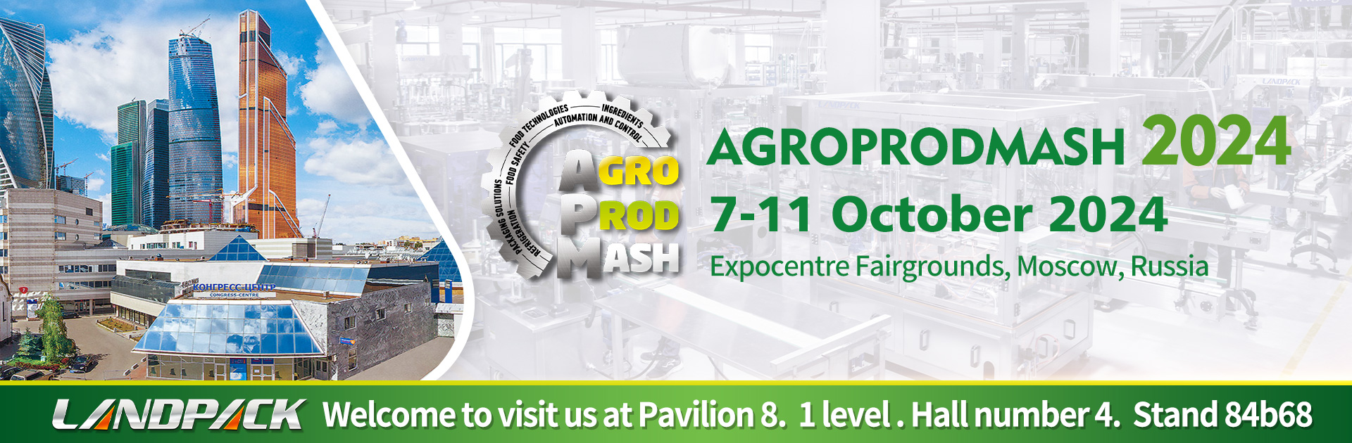 Visit LANDPACK at AGROPRODMASH 2024 Booth