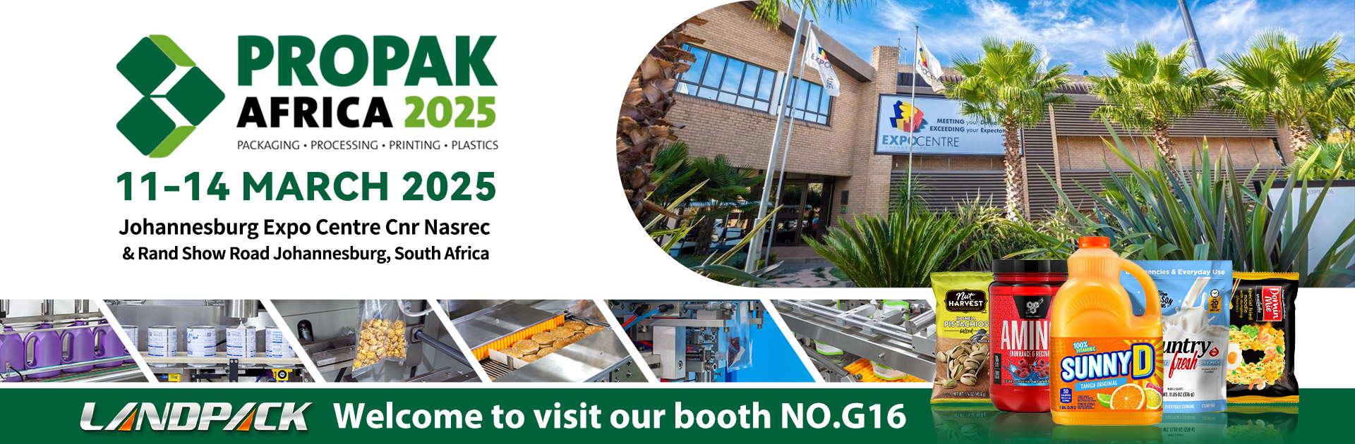 Invitation to Visit LANDPACK at PROPAK AFRICA 2025 in South Africa