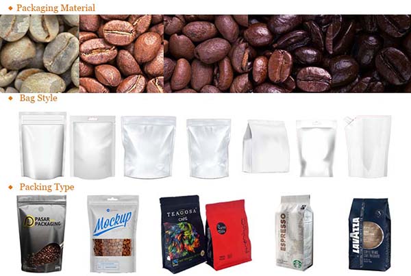 coffee packaging equipment