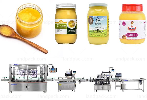 ghee jar filling machine