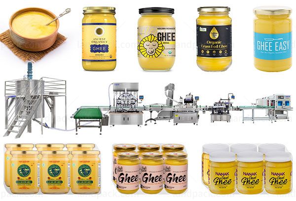 ghee jar filling machine