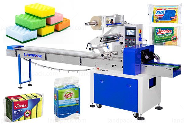 horizontal flow wrap machine