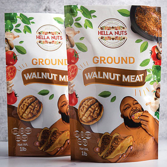 Walnut Stand-Up Pouch Packaging Solution