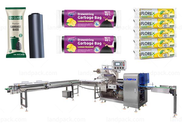 horizontal flow wrap machine