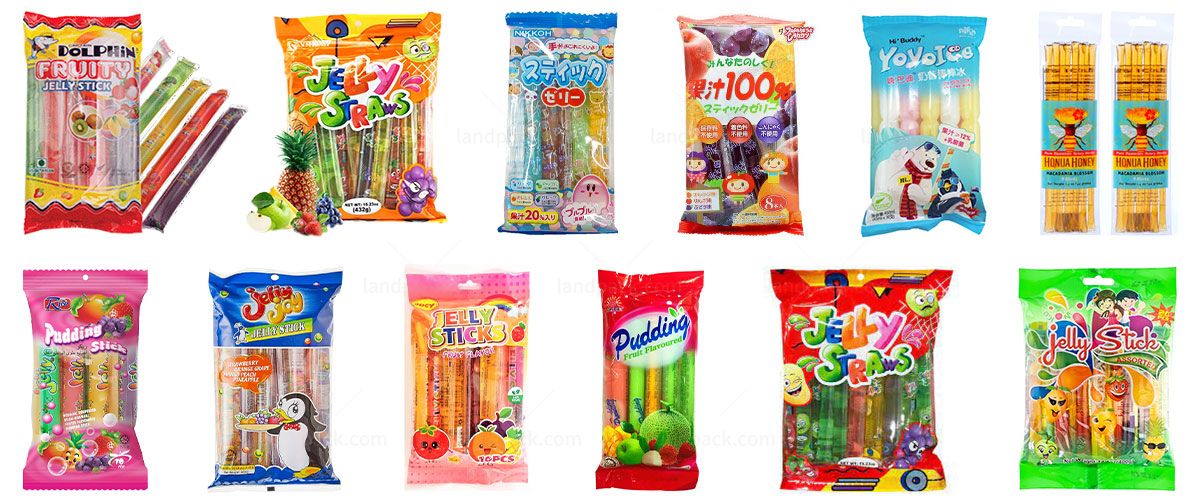 Automatic Ice Lolly Bar Popsicle Stick Cream Packing Machine Pillow Bag Flow Packaging Machine