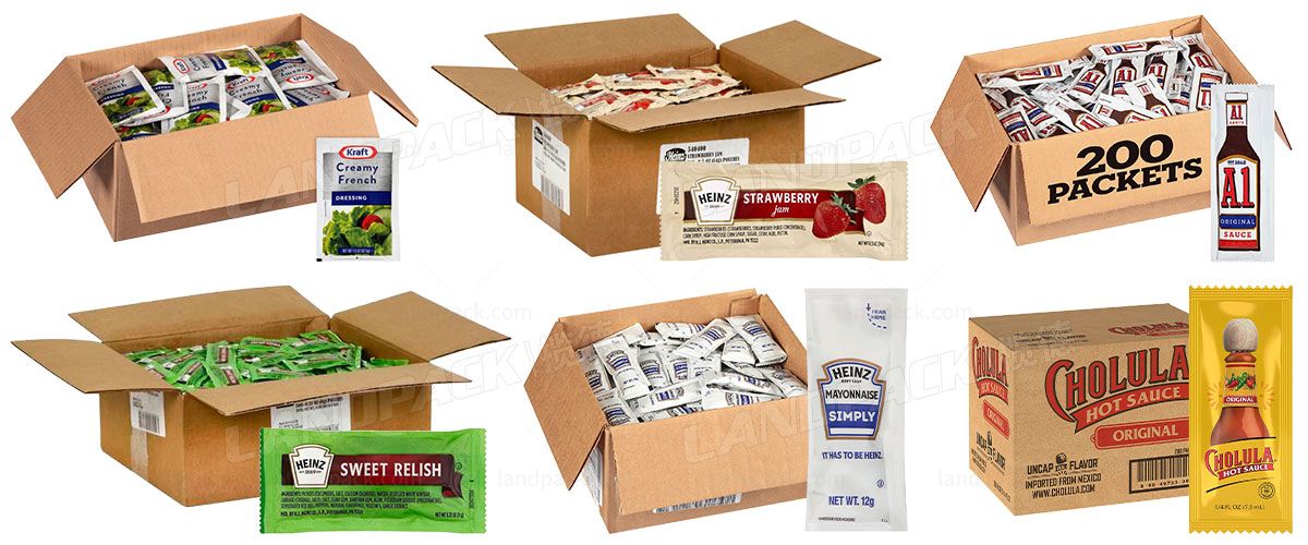 High Efficiency Liquid Sachet Multi Lane Packing Machine Packed In Carton