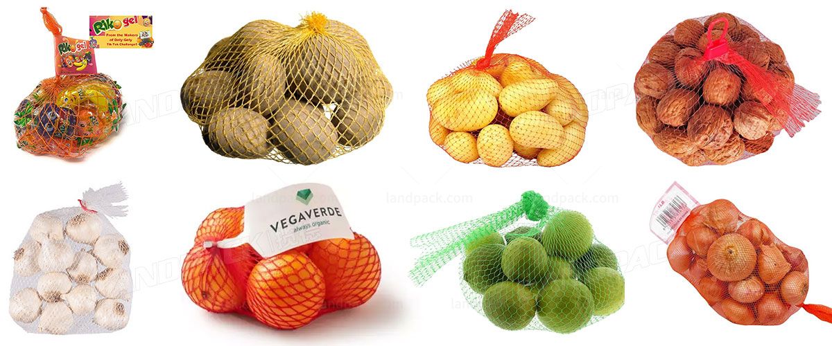 Multi-function Automatic Net Bag Mesh Bag Packing Machine For Vegetable And Fruit