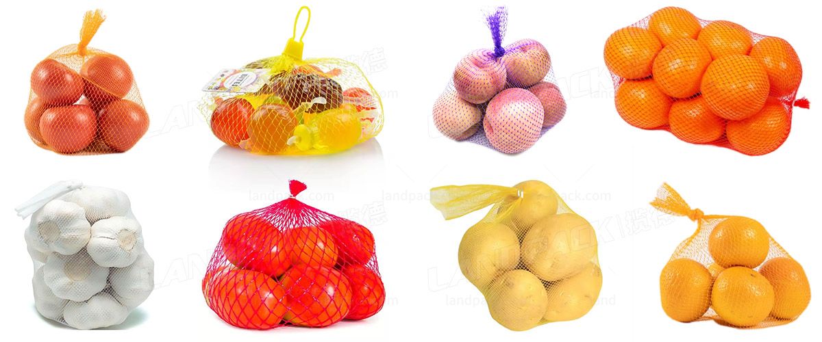 Automatic Carrot Onion Potato Mesh Bag Net Bag Packing Machine