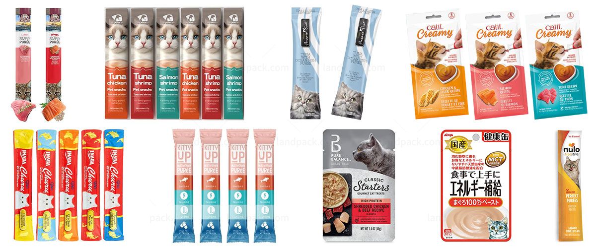 Multifunction Pet Food Cat Strips 3/4 Side Seal Sachet Packing Machine